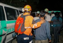 Autoridades rescatan a cuatro excursionistas extraviados en el cerro El Sartén, Apopa Rescatan